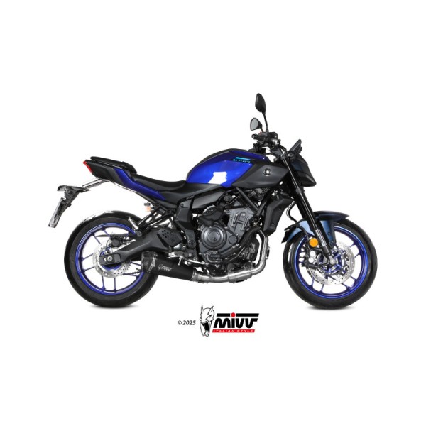 Mivv Full System 2x1 X-M5 BLACK YAMAHA MT-07 2025-