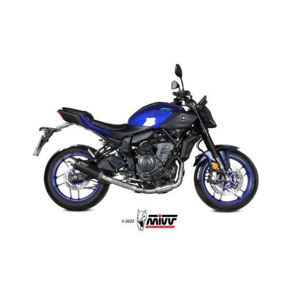 Mivv Full System 1x1 GPpro BLACK YAMAHA MT-125 / YZF R125 2025-