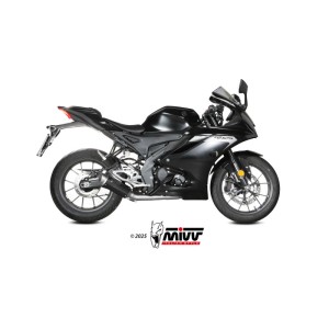 Mivv Full System 1x1 MK3 BLACK YAMAHA MT-125 / YZF R125 2025-