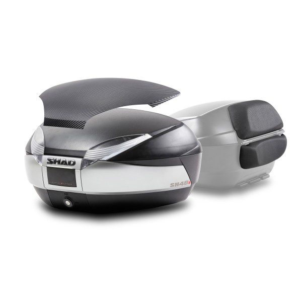 SH48 TITANIO + TAPA CARBONO + RESPALDO