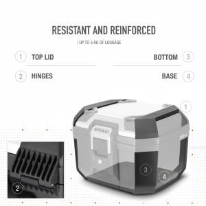 TOP CASE TR41 TERRA ALUMINIO