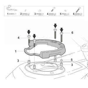 FIJACIÓN BOLSA DEPÓSITO CLICK SYSTEM ZONTES F703