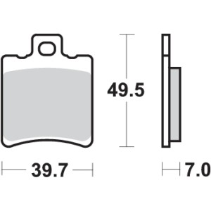 Pastilla SBS Pinza Beringer 6 pistones