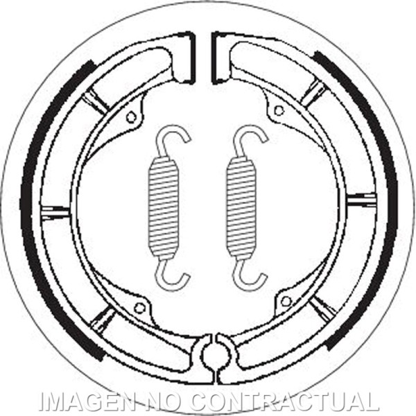 Mordaza de freno SBS P2018