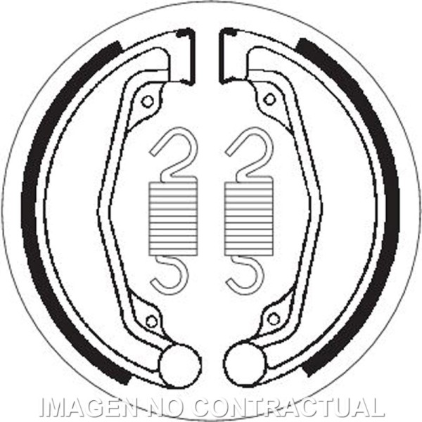 Mordaza de freno SBS P2023