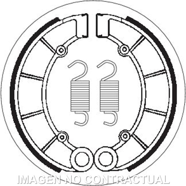 Mordaza de freno SBS P2027