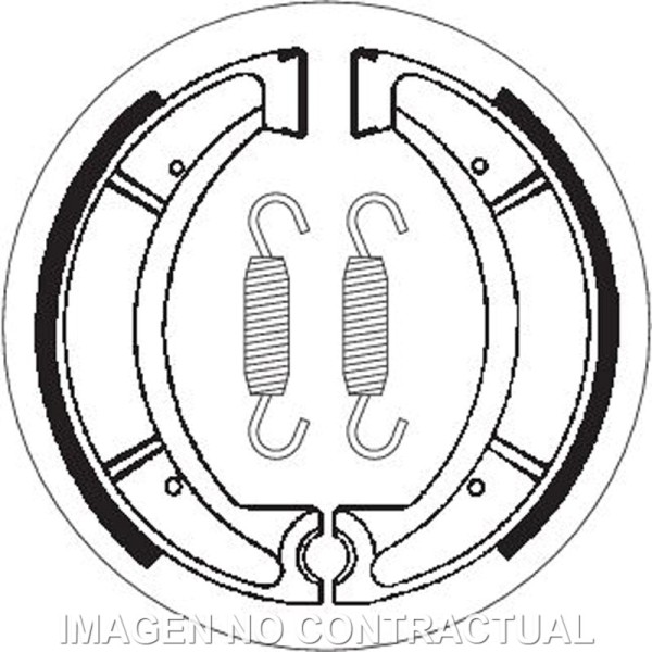 Mordaza de freno SBS P2037