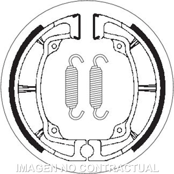 Mordaza de freno SBS P2040