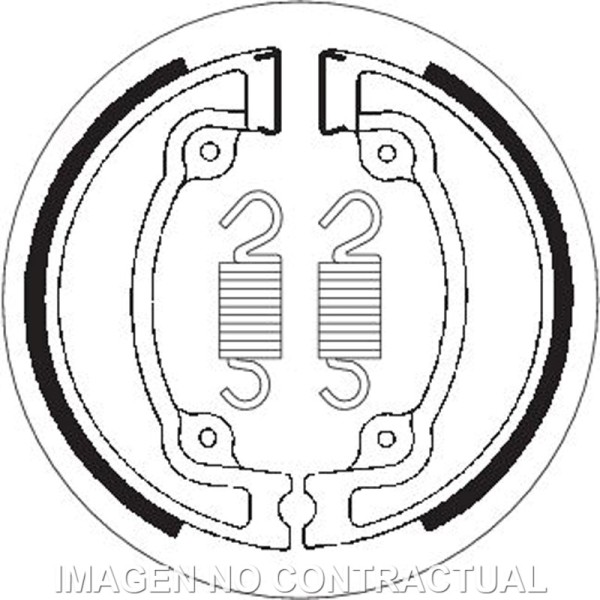 Mordaza de freno SBS P2041