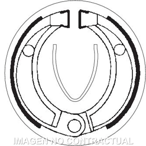 Mordaza de freno SBS P2043