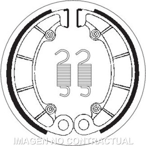 Mordaza de freno SBS P2046