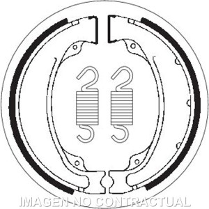 Mordaza de freno SBS P2055