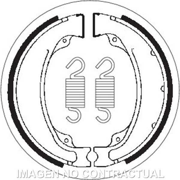 Mordaza de freno SBS P2055