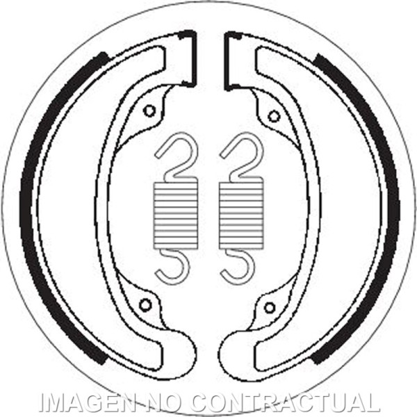 Mordaza de freno SBS P2058