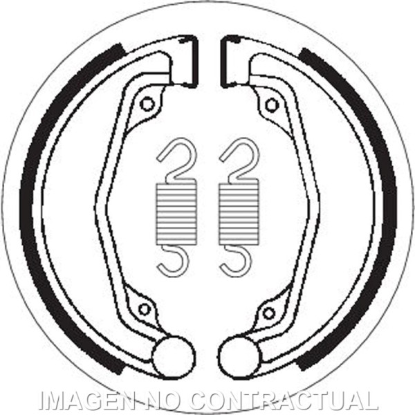 Mordaza de freno SBS P2068