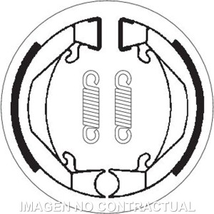 Mordaza de freno SBS P2074