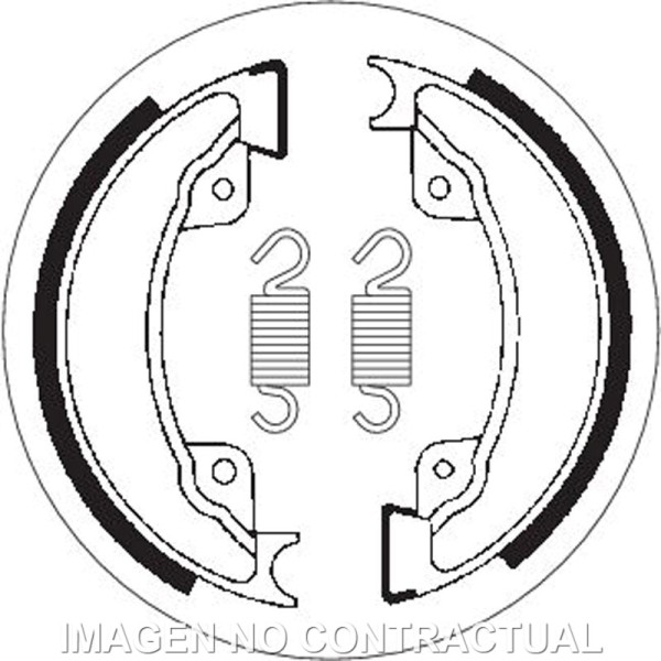 Mordaza de freno SBS P2077