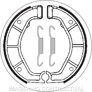 Mordaza de freno SBS P2143