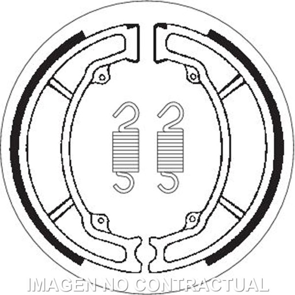 Mordaza de freno SBS P2189