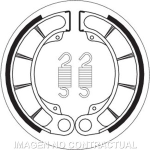 Mordaza de freno SBS P2207