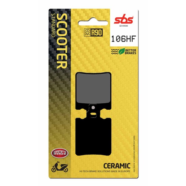 Pastilla de freno SBS P106-HF