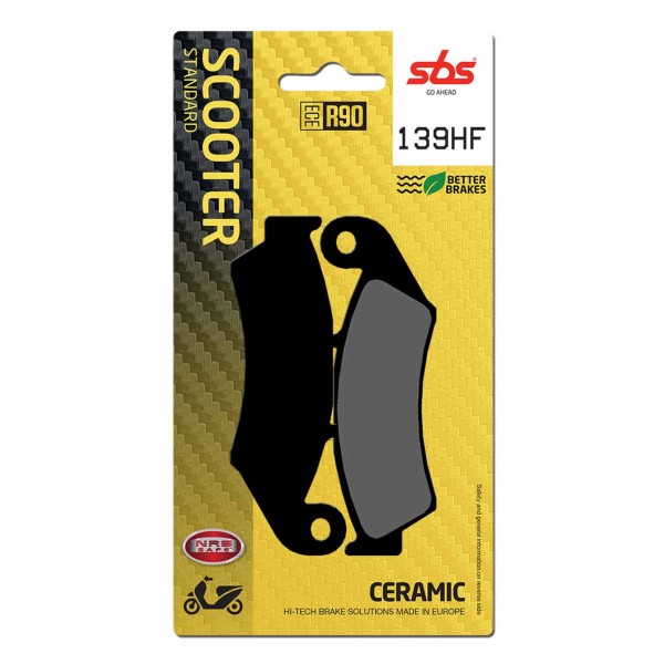 Pastilla de freno SBS P139-HF