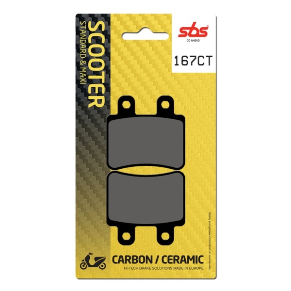 Pastilla de freno SBS P167-CT