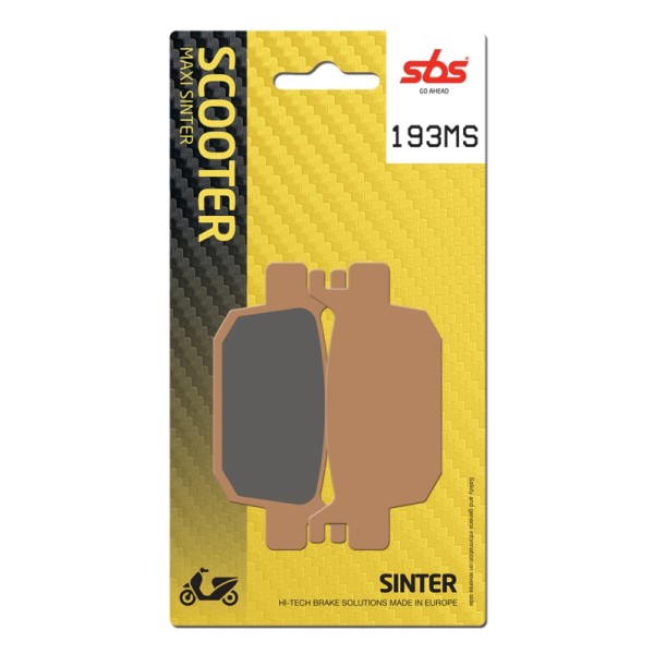 Pastilla de freno SBS P193-MS