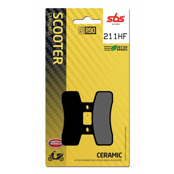 Pastilla de freno SBS P211-HF