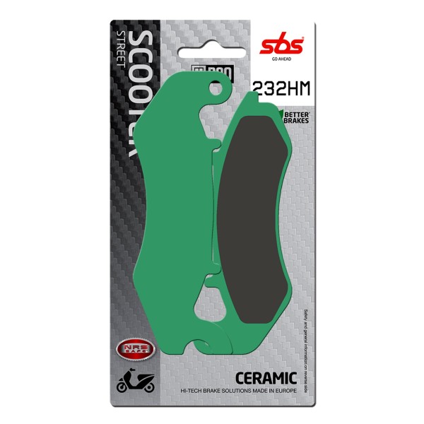 Pastilla de freno SBS P232-HM