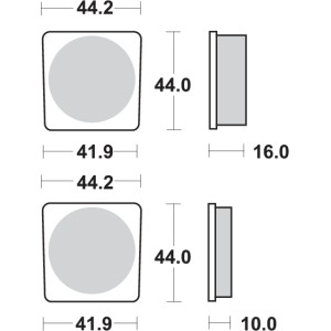 Pastilla de freno SBS P531-HF
