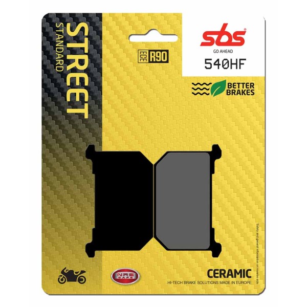 Pastilla de freno SBS P540-HF