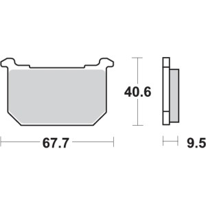 Pastilla de freno SBS P540-HF