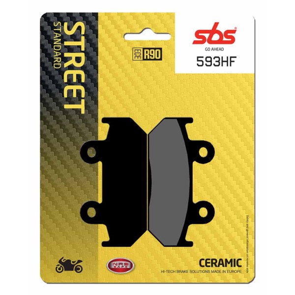 Pastilla de freno SBS P593-HF