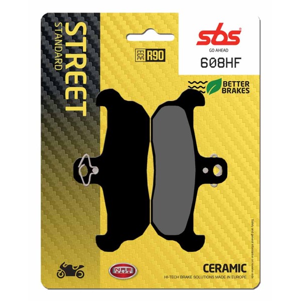 Pastilla de freno SBS P608-HF