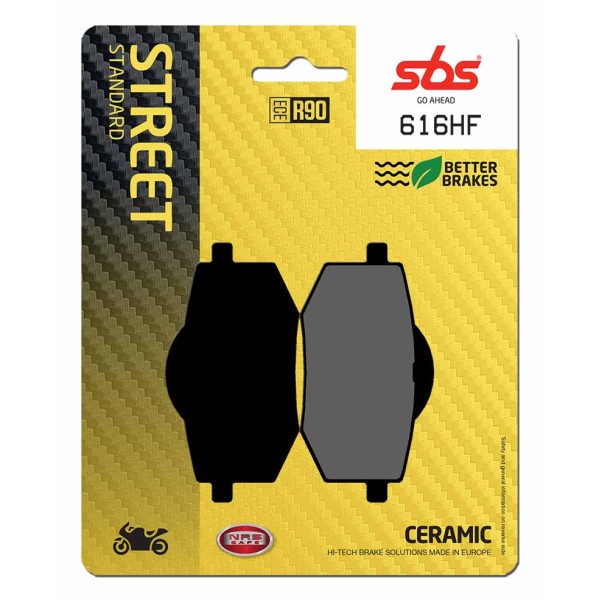 Pastilla de freno SBS P616-HF