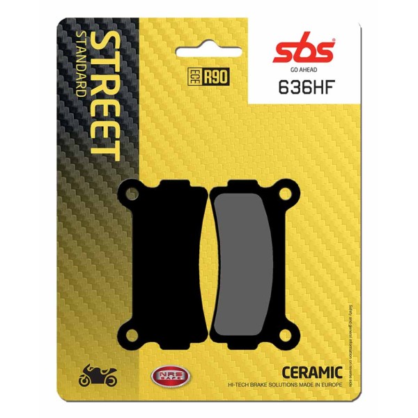 Pastilla de freno SBS P636-HF