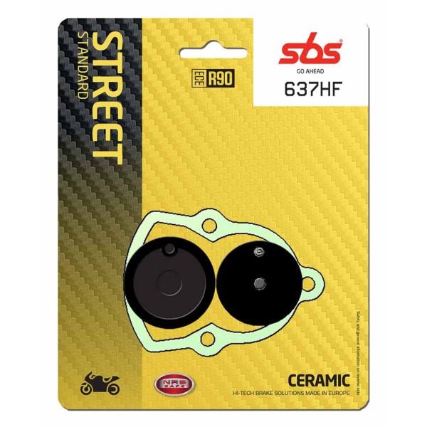 Pastilla de freno SBS P637-HF
