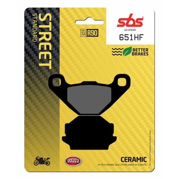 Pastilla de freno SBS P651-HF