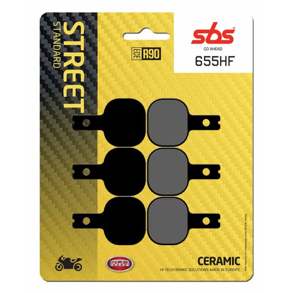 Pastilla de freno SBS P655-HF