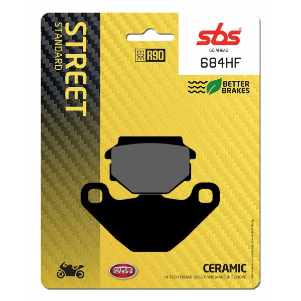 Pastilla de freno SBS P684-HF