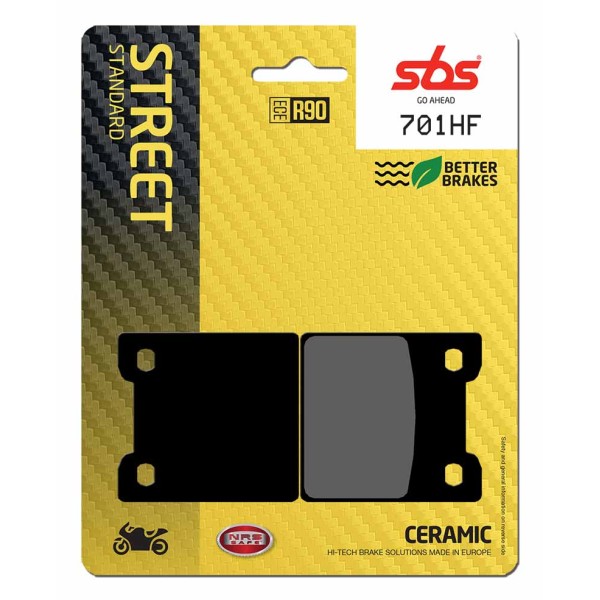 Pastilla de freno SBS P701-HF