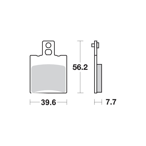 Pastilla de freno SBS P744-HF