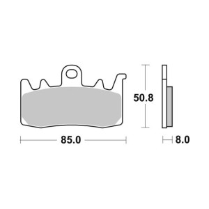 Pastilla de freno SBS P900-RST