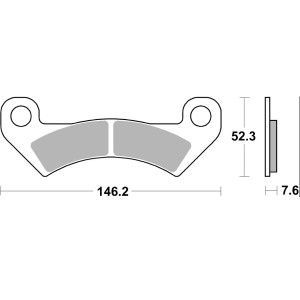 Pastilla de freno SBS P912-ATS