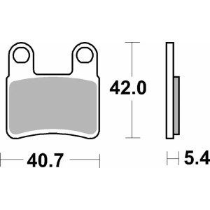 Pastilla de freno SBS P921-HF