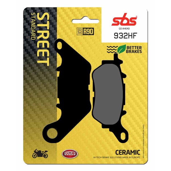 Pastilla de freno SBS P932-HF