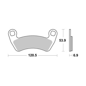 Pastilla de freno SBS P978-PSI