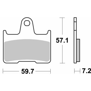 Pastilla de freno SBS P984-LS