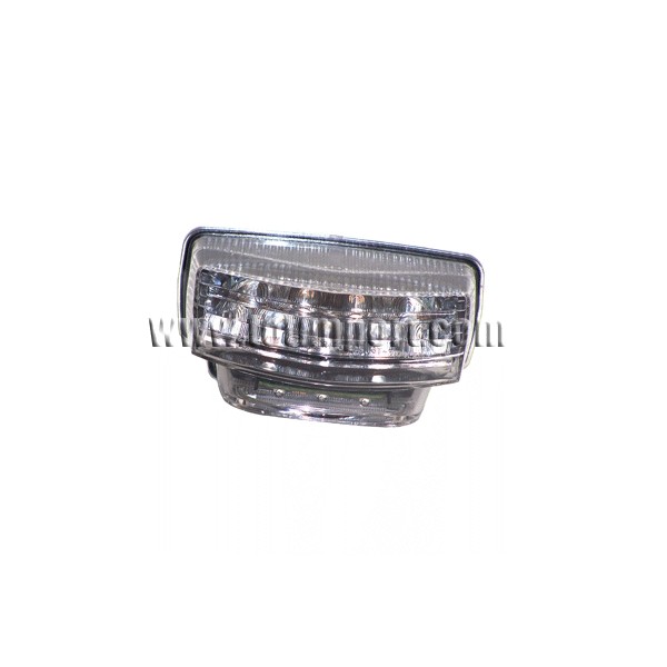 Piloto trasero blanco de leds con intermitentes integrados Ermax 910101097